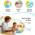 MAOTAO 2 Monthly Pill Case Times A Day, Daily Pill Box Organizer Large Capacity Pill Holder Morning and Night, Portable