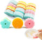 Multi-Purpose Kitchen Sponge, Individually Wrapped Dishwashing Sponge, Odor-Free Mesh Net Scouring Pad (Multicolor)