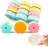 Multi-Purpose Kitchen Sponge, Individually Wrapped Dishwashing Sponge, Odor-Free Mesh Net Scouring Pad (Multicolor)