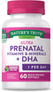 Nature's Truth Prenatal Vitamins with DHA and Folic Acid - 60 Softgels, Non-GMO, Gluten Free