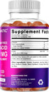 Vitamatic Folic Acid Gummies 1000 mcg - 120 Vegan Gummies - Essential Prenatal Vitamins for Mom & Baby