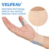 VELPEAU Elastic Thumb Support Brace, Waterproof Compression Sleeve for Pain Relief, Fits Left & Right Hand (Medium)