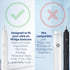 HX6015/03 8 Replacement Heads - Compatible with Philips Sonicare Replacement Heads - Medium Replacement Toothbrush Head