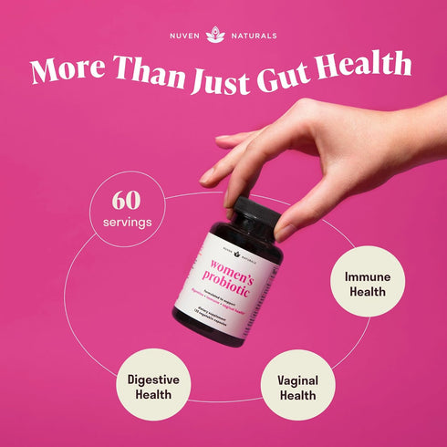 Women's Probiotic - 60 Day Supply - 12 Strains for Digestive, Vaginal & Immune Health Support