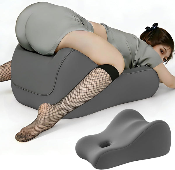 KUYOVORA Memory Foam Wedge Pillow Intimacy Couples Pillow, Pregnant Ergonomic Contoured Position Pillow