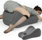KUYOVORA Memory Foam Wedge Pillow Intimacy Couples Pillow, Pregnant Ergonomic Contoured Position Pillow