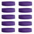Teemico 10 Pack 3" Cotton Headbands, Stretch Elastic Sports Sweatbands for Teens Women (Purple)