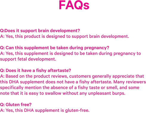 Pink Stork Omega-3 DHA - 540 mg Fish Oil Supplements with DHA and EPA, Prenatal and Postpartum Essentials, 60 Softgels
