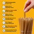100 PCS 8.25 Inches Unwrapped Biodegradable Straws, Environment Friendly Drinking Straws for Hot and Cold Beverages