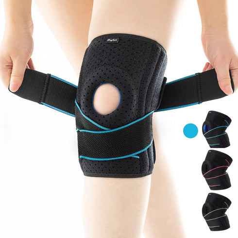 DOUFURT Knee Brace for Women & Men, Plus Size Knee Braces for Knee Pain Relief, Compression Support