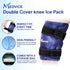 Medvice Ice Pack with Cold Compression for Knee Pain Relief, Adjustable Gel Ice Wrap for Injury Recovery