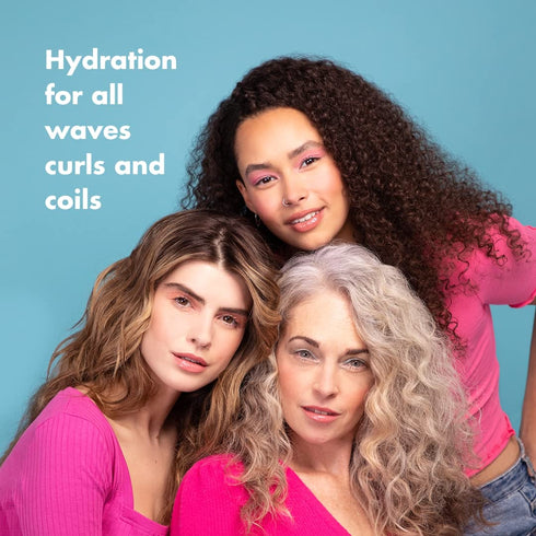 Umberto Giannini Thirsty Curls Styling Lotion - Anti Frizz & Humidity Proof for Dry, Dehydrated Curls