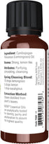 NOW Essential Oils Lemongrass Oil, 100% Pure, 1-Ounce, Uplifting Aromatherapy Scent