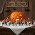 Ninehaoou 200 8oz Frozen Pcs Halloween Paper Ice Cream Cups Halloween Treat Snack Cups Ghost Skeleton Spooky Disposable