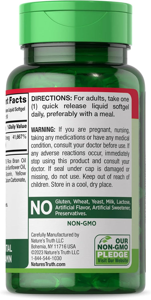 Nature's Truth Vitamin B12 | 1000 mcg | 150 Softgels | Non-GMO & Gluten Free