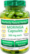 150 Moringa Capsules Made with USDA Certified Organic Moringa Leaf Powder, 500mg per Capsule
