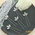 Wedding Hair Pins for Bride - 5PCS Silver with Rhinestone Hair Accessories