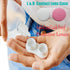Smanzu 4 Pack Contact lens case Bulk Contact Lens Soak Storage Box Holder Container(Pink)