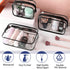 6 Pieces Clear Makeup Bags, Portable Travel Pouch with Zipper, TSA Approved Waterproof Vinyl Plastic Organizer Case