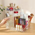 Large Capacity Rotating Acrylic 360 Degree Makeup Organizer - 5 Layers Adjustable Cosmetic Storage Stand
