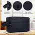 Travel Toiletry Bag for Women and Men, Water-resistant Shaving Bag with Divider and Handle for Toiletries