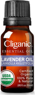 Cliganic Organic Lavender Essential Oil, 100% Pure Natural Undiluted for Aromatherapy Diffuser