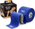 OK TAPE Kinesiology Tape, 10 inches Precut, 20 Strips, Navy Blue, Cotton Elastic, Latex Free