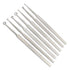 Set of 7 Fox Dermal Curettes, 1-7 MM Dermatology Instruments