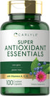 Carlyle Antioxidants Supplement | 100 Caplets - Nutritional Complex with Vitamin A, C, E | Non-GMO, Gluten Free