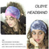 Olbye Women Wide Headbands Pack of 6, Knotted Tie Dye Turban Hair Wraps, Non-Slip Elastic Boho Sports Accessories