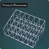 Lipstick Organizer, Small Clear Plastic Compact Holder with 24 Slots for Lip Gloss, Chapstick