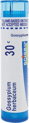 Boiron Gossypium Herbaceum 30C for Back Pain with Menstruation - 80 Pellets