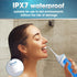 Water Dental Flosser Cordless for Teeth - Nicwell 4 Modes Oral Irrigator, Portable, Rechargeable, IPX7 Waterproof