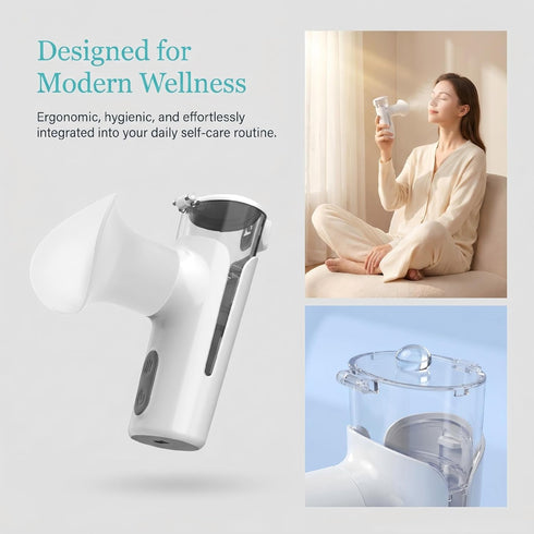 VidaLyn Heated Nano Eye Mist Sprayer, Warm Compress Eye Steamer for Dry Eyes & Stye, Portable USB Rechargeable Eye