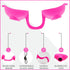 Super Sunnies Evo Flexible UV Eye Protection, FDA Compliant Tanning Bed Goggles, Pink