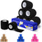 RISEN 2” x 5 Yards Cohesive Bandage, 6 Rolls, Self Adherent Medical Tape, Flexible Breathable First Aid