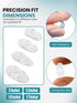 SPORTS WORLD VISION Glasses Nose Pads Premium Quality Soft Silicone A-Shape Nose Pads 15mm Screw-in Cushions