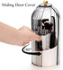 Makeup Brush Holder Organizer with Lids, 360° Rotating Clear Dustproof Container Box, Vanity Spinning Cosmetic Tools
