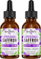 Saffron Supplements - 88.5 mg Saffron Extract Liposomal Drops for Mood, Energy, Vision & Focus with Ashwagandha,