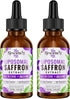 Saffron Supplements - 88.5 mg Saffron Extract Liposomal Drops for Mood, Energy, Vision & Focus with Ashwagandha,
