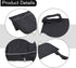 BGEARNIC 12.8"x7" Camping Chair Armrest Storage Bag, Reflective Strip Multi-Pocket Organizer, Polyester Cotton Side