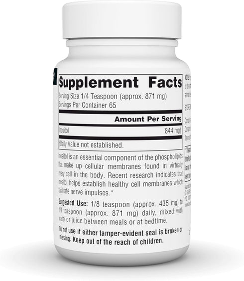 Source Naturals Pure Inositol, Dietary Supplement - 2 oz POWDER