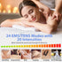 24 Modes Tens Unit Muscle Stimulator, Rechargeable Tens Machine with 8 Electrode Pads for Pain Relief Therapy