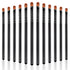 12 Pieces Small Concealer Brush Bulk, Flat Lip Concealer Brush for Under Eye, Synthetic Fiber Makeup for Blending