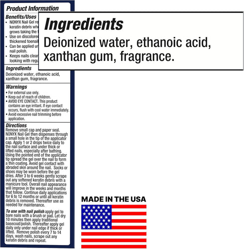 Nail Clarifying Gel, Clinically Proven for Discolored and Damaged Toenails, Effective Treatment