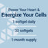 Life Extension Super Ubiquinol CoQ10 with PQQ - 100 mg, 30 Softgels for Heart Health and Energy Support