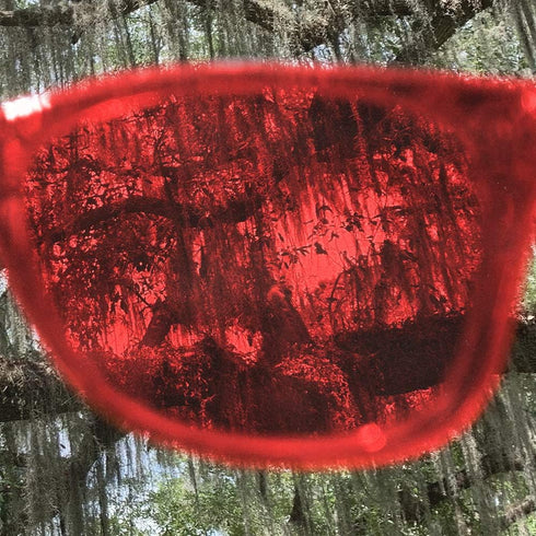 PURPLE CANYON Red Color Therapy Glasses for Chakra Healing and Chromotherapy, Mood Enhancement