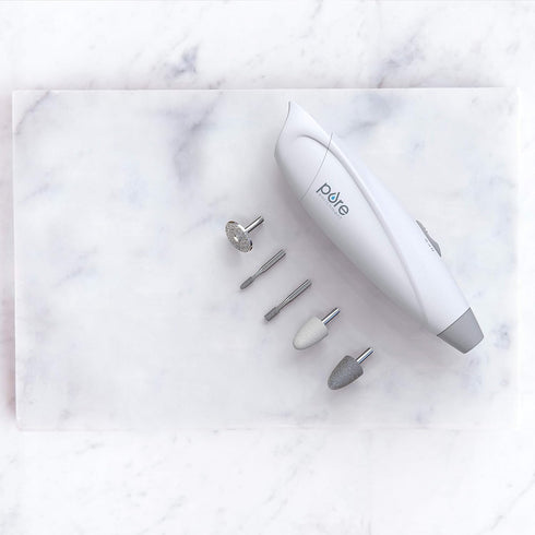 Pure Enrichment PureNails Express Cordless Manicure System, Portable Nail File with 5 Attachments for Travel & Home