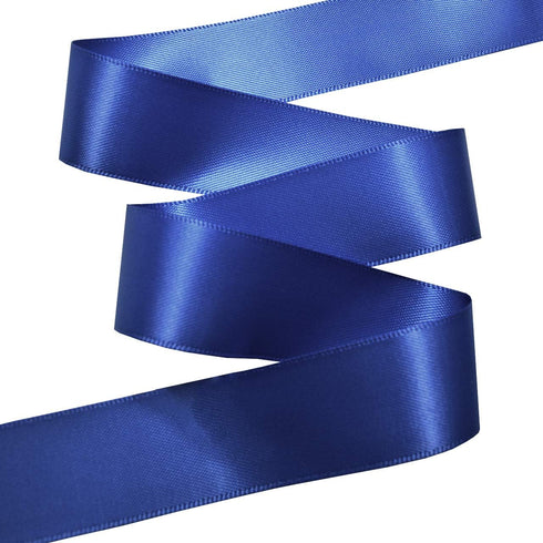 Double Face Satin Ribbon 7/8" X 50 YD Royal Blue by Morex for Gift Wrapping and Crafts