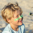 Zinc Oxide Sunscreen Stick, Green SPF 50+, Water Resistant for Face & Body, 0.42 Oz by Sun Zapper